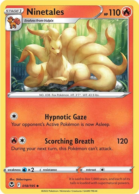 Silver Tempest #18 - Ninetales