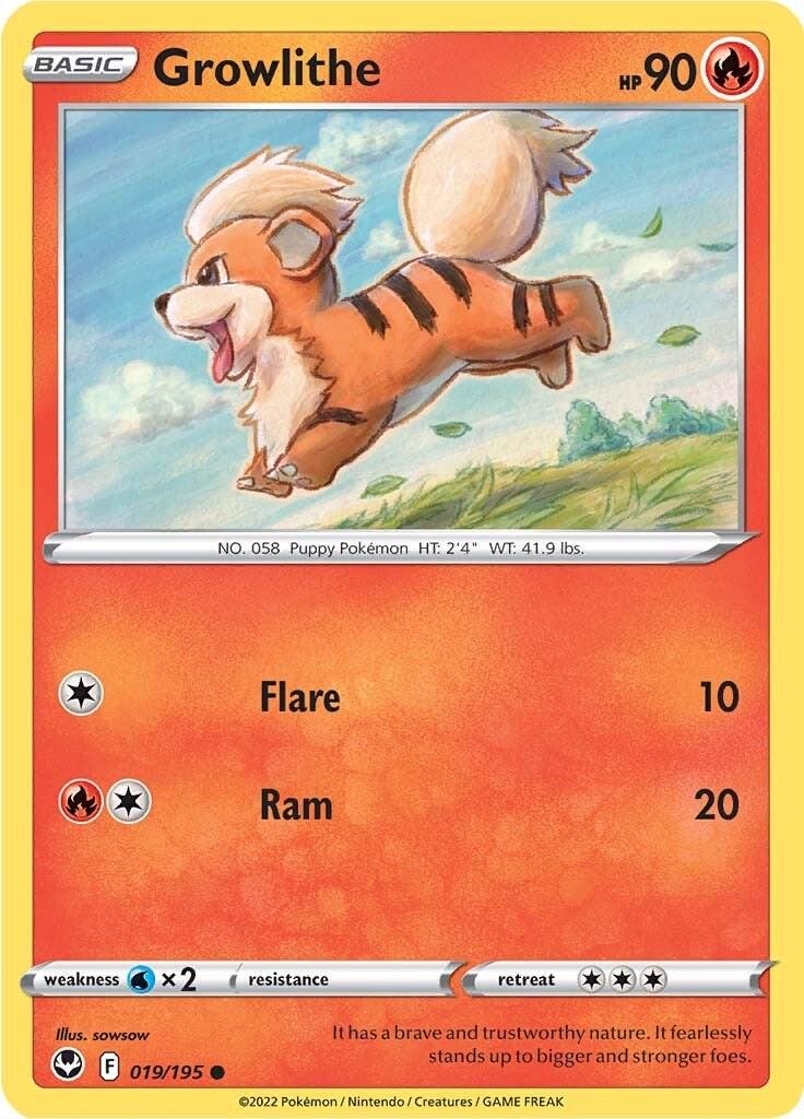 Silver Tempest #19 - Growlithe
