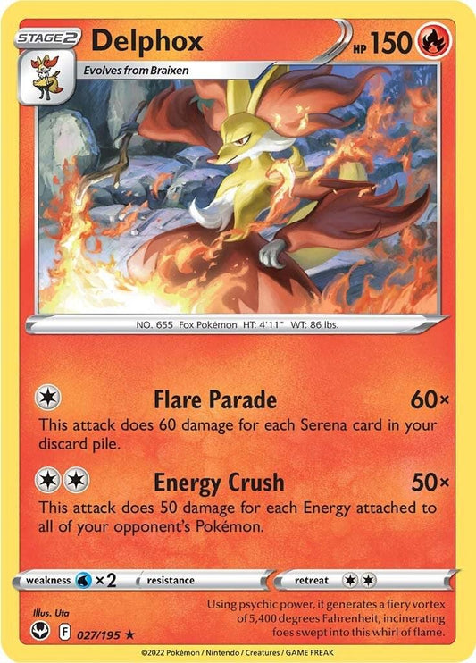 Silver Tempest #27 - Delphox