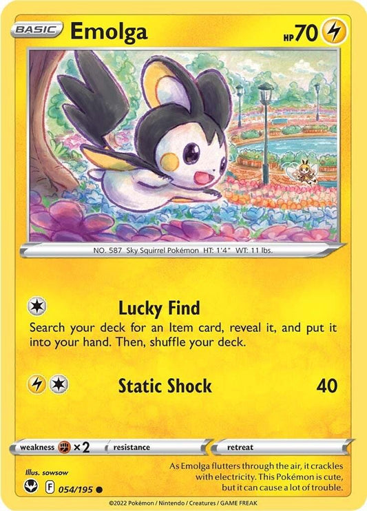 Silver Tempest #54 - Emolga