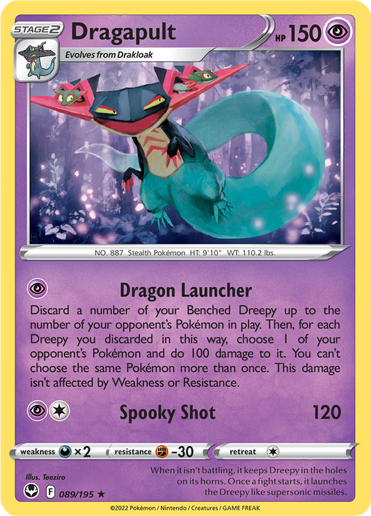 Silver Tempest #89 - Dragapult (Reverse Holo)