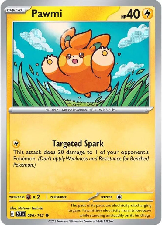 Stellar Crown #56 - Pawmi (Reverse Holo)