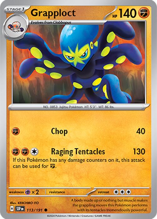 Surging Sparks #113 - Grapploct (Reverse Holo)