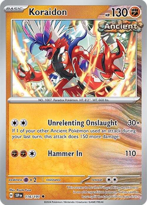 Surging Sparks #116 - Koraidon (Reverse Holo)