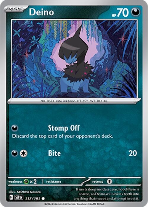 Surging Sparks #117 - Deino (Reverse Holo)