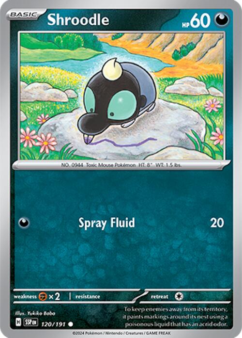 Surging Sparks #120 - Shroodle (Reverse Holo)