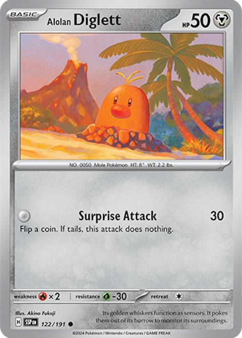Surging Sparks #122 - Alolan Diglett