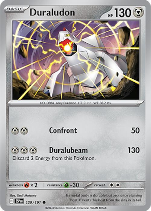 Surging Sparks #129 - Duraludon (Reverse Holo)