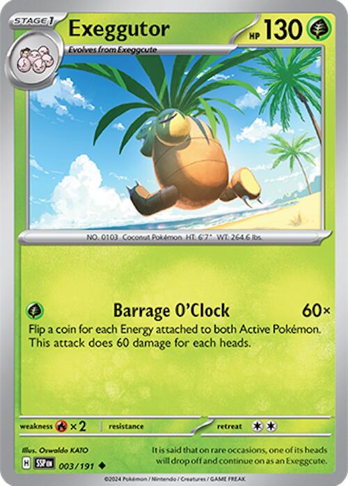 Surging Sparks #3 - Exeggutor (Reverse Holo)