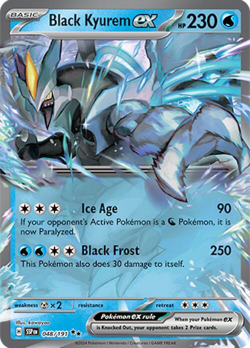 Surging Sparks #48 - Black Kyurem EX