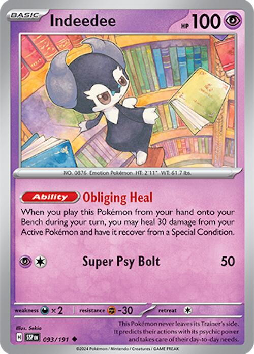 Surging Sparks #93 - Indeedee