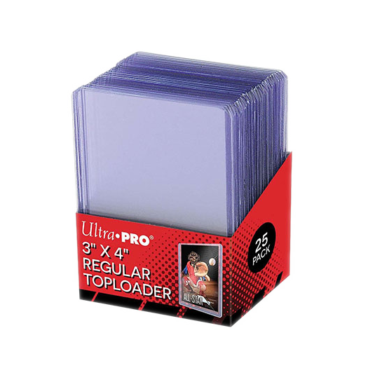 Ultra Pro 3x4 Top Loaders – 25 Pack