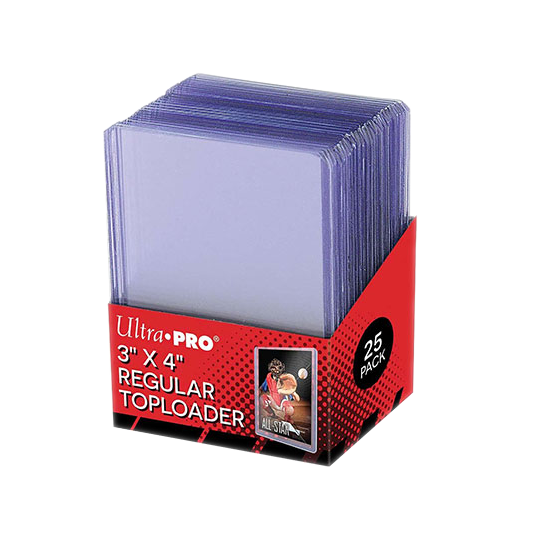 Ultra Pro 3x4 Top Loaders – 25 Pack