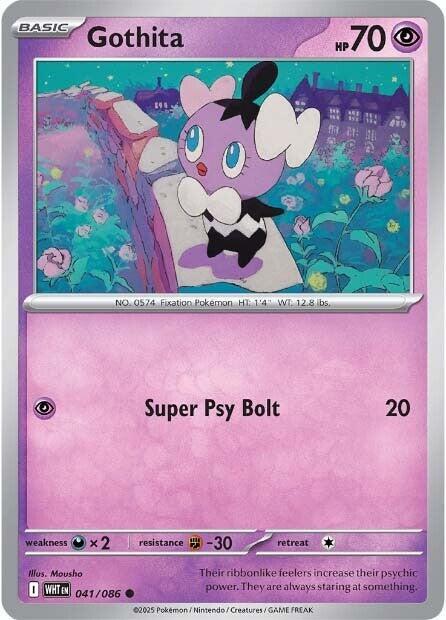 White Flare #41 - Gothita (Reverse Holo)