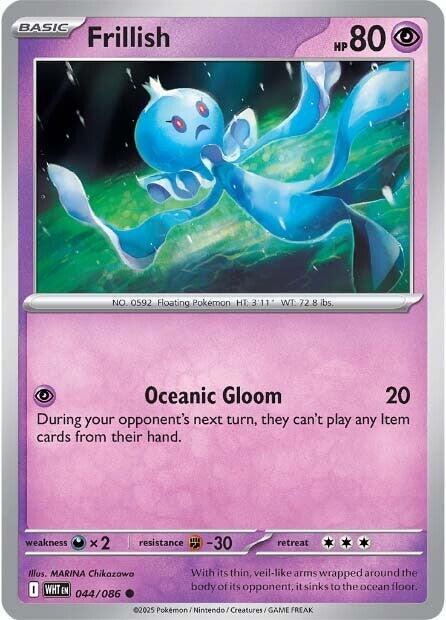White Flare #44 - Frillish (Reverse Holo)