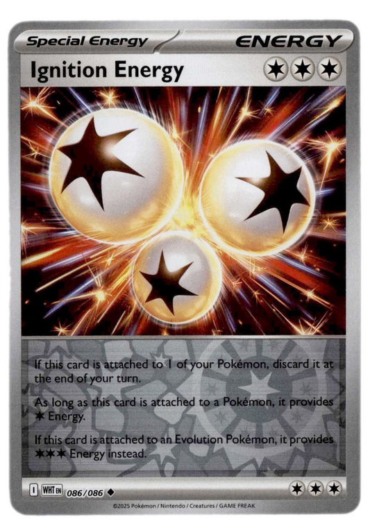 White Flare #86 - Ignition Energy (Reverse Holo)