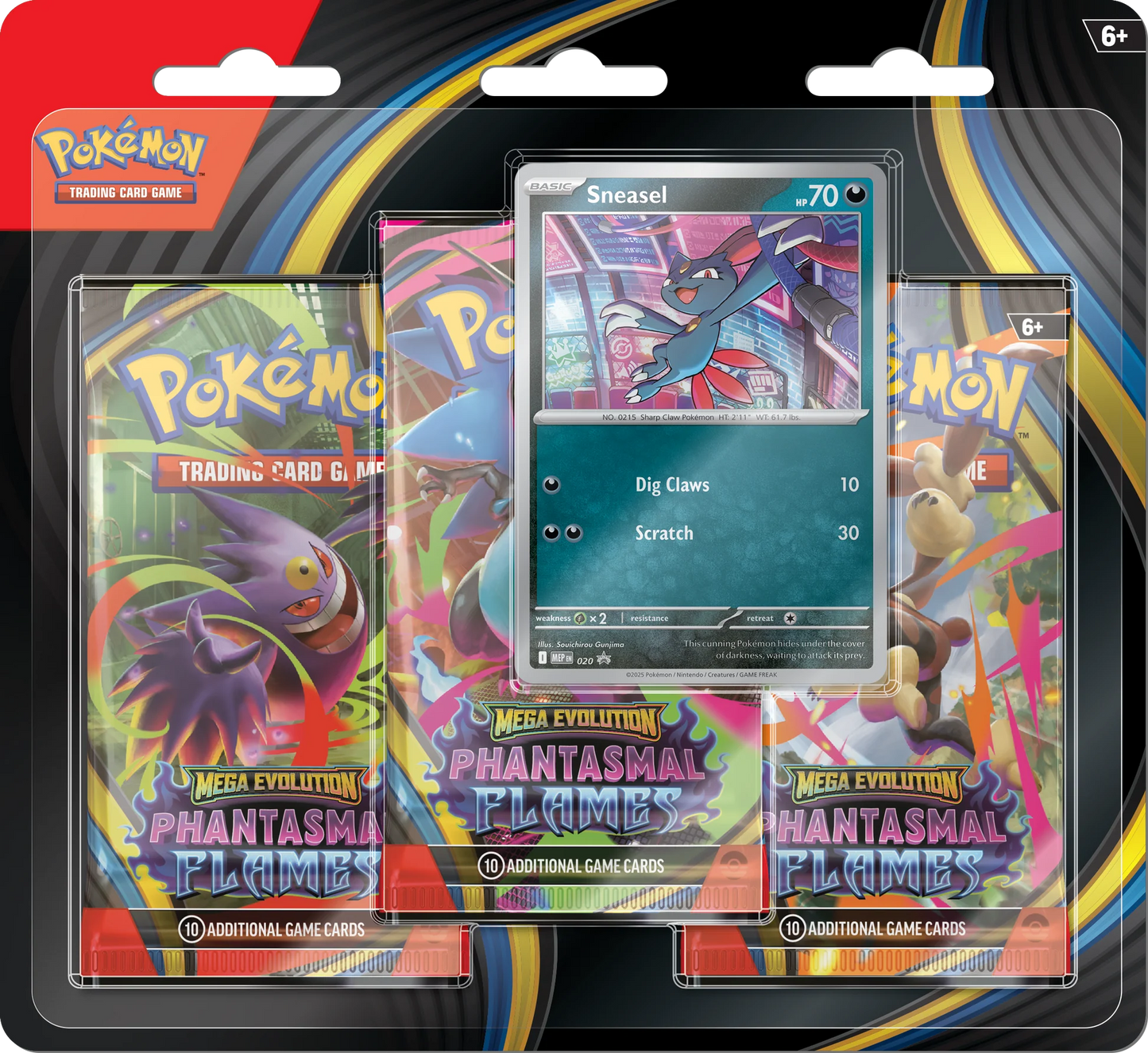 Phantasmal Flames - 3 Pack Blister Sneasel